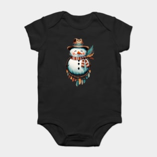 Boho Christmas Dreamcatcher Baby Bodysuit